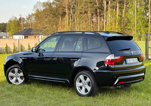 BMW X3 cena 41900 przebieg: 237000, rok produkcji 2007 z Węgorzewo małe 781